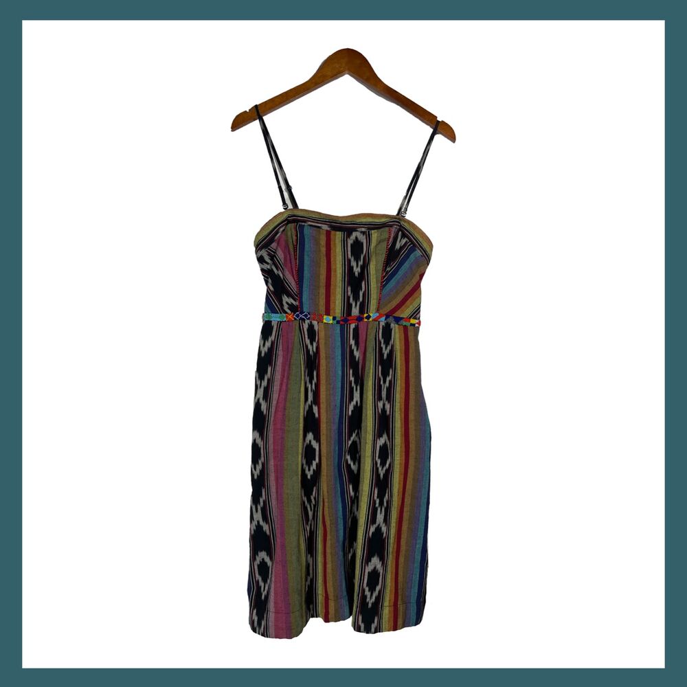 Multicolor Striped Women's Dress